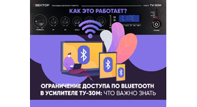 Ограничение доступа по Bluetooth в усилителях Вектор с модулем MP3 плеера: что важно знать